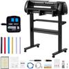 VEVOR Plotter da Taglio Vinile, Macchina da Taglio per Vinile, Macchina Taglierina, Larghezza di Alimentazione max. 720 mm, Doppie lame, Forza e Velocità Regolabili, Display LED con Fogli Adesivi
