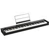 KORG - D1 - BK Piano stage colore nero, cabinet compatto e leggero; tastiera 88 tasti a pesatura graduale RH3