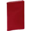 Quo Vadis Agenda 549004q- President con rubrica con fascia dorata Cover Luna Rosso Dali 21 x 27 cm - 1 settimana su 2 Pagine 016325q - Cover in pelle di vacchetta liscia - annata 2016