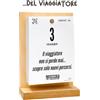 IL CALENDARIO TOP Il calendario DEL VIAGGIATORE 2026| Un anno di Emozioni Ricordi e Aneddoti | Con Sostegno in Legno | In Confezione Regalo | cm 10x14 | Made in Italy