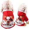 Yanmucy Vestiti Natalizi per Animali Domestici Costume Natalizio per Natale Animali Domestici per Cani e Gatti per Natale Cappotto Caldo per Cani di Piccola Taglia e Media Taglia