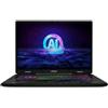 MSI PULSE 17 AI C1VGKG-025IT 17" INTEL CORE ULTRA 7 155H RAM 16GB-SSD 1TB NVMe-NVIDIA GEFORCE RTX 4070 8GB-WI-FI 6E-WIN 11 HOME NERO (9S7-17T311-025)