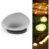 YZYOE LED solare alimentato oca luci di pietra calda, luce calda all'aperto cortile piastrelle decorative luci di pietra Wireless Crepuscolo all'alba impermeabile giardino strada lampada paesaggio.