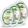 SupKing Confezione da 9 sottovasi per piante (15,2 cm/20,3 cm/25,4 cm), vassoi per piante pesanti e robusti, per vasi da fiori in plastica trasparente, vassoi per vasi per piante più spessi,