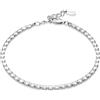 LUXURY MILANO Bracciale tennis Luxury Milano collezione Serena in argento rodiato con zirconi bianchi. Lunghezza 16+2,5 cm.