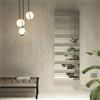 CORDIVARI - TERMOARREDO RADIATORE DESIGN REVERSIBILE ELETTRICO CELINE ACCIAIO INOX LUCIDO