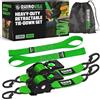 Rhino USA Cinghie a Cricchetto Retrattili (2 Pezzi) 5cm x 3m - 1.360kg