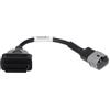 SIXTOL Mechanic Cable 16 | Adattatore OBD-II 6 Pin Compatibile con Moto Suzuki | Cavo Diagnostico 16 Pin