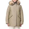 WOOLRICH ARCTIC RACCOON PARKA - WWOU0538FR - cornstalk two tones