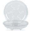 Sottovaso proteggi pavimenti in plastica trasparente 21 cm acquista da OBI