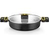 BRA Daily Pro | Casseruola bassa 32 cm, alluminio fuso