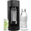 Mysoda Glassy - Gasatore d'acqua per l'acqua frizzante con bottiglia in vetro (senza bombola di CO2) - Nero