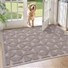 COLOR&GEOMETRY Zerbino d'Ingresso 120x180cm, Sporco Zerbino Absorbentes, Tappeto Ingresso Interno ultrasottile, per Ingresso, Porta e Corridoio, Scala taupe