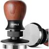 MORILS Pressino per espresso da 53,3 mm, con manomissione a molla, profondità regolabile, base in acciaio inox, adatto per tutte le macchine da caffè espresso da 51 mm e 52 mm.