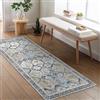 BEIMO Tappeto Salotto Vintage, Tappeto Camera Da Letto, Tappeto Ingresso 3 Metri, Tappeto Cucina Antiscivolo Lavabile, Tappeti Persiano per Soggiorno, Ufficio, Blu Navy, 80x300cm