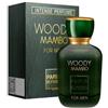 PARIS ELYSEES - Woody Mambo - Eau de Toilette Uomo - Aromatico - Note di Acqua Marina, Lavanda e Menta- Profumo uomo - 100ml - Flacone da viaggio ricaricabile da 5ml incluso