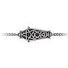 Alchemy Gothic Hex Coffin Bracelet Donna Braccialetto colore argento peltro
