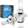 TUINCYN Lampadine H4 LED Auto, 30000LM 800% Brillante Fari LED HB2/9003, Luci H4 LED 6500K Bianco, 1:1 Mini Fendinebbia Auto Sostituzione per Alogena, 2 Lampadine