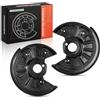 Frankberg 2x Piastre di ancoraggio Posteriore sinistra destra Compatibile con T-R.O.C A11 D11 Octavi.a III Combi 5E5 5E6 Golf VII 5G1 BE1 BE2 BQ1 Golf Sportsvan AM1 AN1 A3 Sportback 8VA 8VF 5Q0615611F