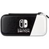 PDP Gaming Slim Deluxe Travel Case with Built-in Console Stand & Removeable Wrist Strap Black & White - Nintendo Switch