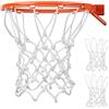 YBEATY Confezione da 2 mini reti da basket di ricambio per piccola rete da basket resistente alle intemperie, anti Whip 8 passanti, piccola rete da basket per camere, interni ed esterni (bordi da 20,3