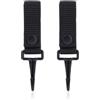 Goktvai 2 Clip Ferma-Cintura Resistenti, Passanti Cintura in Nylon Bottone a Pressione Supporti Robusti Accessori Polizia e Forze dell'Ordine per Chiavi Oggetti Essenziali (Nero)