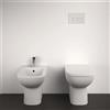 IDEAL STANDARD I.Life A wc filoparete+bidet filoparete+sedile avvolgente con chiusura rallentata codice prod: T453101 T452501 T452601