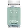QSTA CNC DETOX Drenante Forte Dimagrante e Diuretico, Purificante Colon Fegato Intestino, Elimina Tossine e Liquidi, con Aloe Vera, Carbone Attivo, Finocchio ed Enzimi Probiotici 100B
