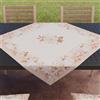 PETTI Artigiani Italiani - Accessori Tessili da Cucina, Centrotavola Moderno 90x90 cm in Microfibra, Tovaglia Centro Tavola Elegante in Stampa Digitale Zucca Autunno, Halloween, 100% Made in Italy