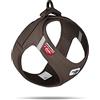 Curli Vest Harness curli Clasp Air-Mesh Brown M