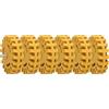 KS Tools 515.1369 disco abrasivo con lamelle, confezione da 6