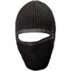 PGWEAR Berretto invernale Action Heavy Knit - Berretto lavorato a maglia con passamontagna integrato e cerniera sugli occhi - Caldo berretto da uomo, Nero , Taglia unica