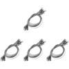20 Pcs Cavetto Per Cordino Acciaio Inossidabile Cavo Inox Anti-lost