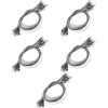 20 Pcs Cavetto Per Cordino Acciaio Inossidabile Cavo Inox Anti-lost