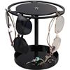 DONGKER Espositore per Occhiali da Sole, Porta Occhiali Girevole a 360° con Base a Vassoio, Organizer Occhiali per Tavolo, Cassettiera, Comodino, Camera da Letto