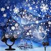 iShabao Proiettore Natale Esterno Doppia Testa Dinamico LED Fiocchi di Neve Pupazzo di Neve Proiettore con Timer Luci di Natale Impermeabili Esterni per Giardino Finestra Parete Feste Decorazione