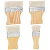 Aohyue Set di 4 pennelli piatti per pittura acrilica - Pennelli larghi 4,5/7,4/9,6/11,5 cm - Pennelli artistici per colori acrilici, olio e acquerello - Set di pennelli riutilizzabile per tela e supporto di