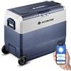 AAOBOSI 60 L Frigo Portatile Doppia Zona, Frigorifero Auto -20 ℃ a 20 ℃, Frigo Campeggio con APP, 12/24 V DC e 100/240 V AC Frigorifero Portatile Per Auto,Camion,Camper,Barca,Campeggio,Viaggi,Casa
