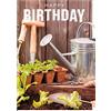Perleberg Biglietto di compleanno di alta qualità Basic Classic con motivo giardino - Biglietto di compleanno con busta, 11,6 x 16,6 cm