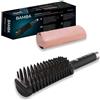 Cecotec Spazzola lisciante da viaggio InstantCare 400 Travel Brush, Rivestimento in ceramica, Temperatura massima 190º, Liscia senza togliere volume, Cavo 360º, Indicatori LED