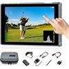 FEELWORLD FW759PRO 7 Pollici 400nit Monitor da Campo touchscreen Ingresso/uscita HDMI 4K e monitoraggio della forma d'onda per videografi e creatori di contenuti con con batteria da 2200 mAh e borsa