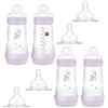 MAM Anti Colic Bottiglia 260 ML Confezione da con tettarella misura 1 + 2 dalla nascita