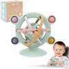 TYRY.HU Sonaglio da Dentizione per Bambini, con Ventosa e Silicone Alimentare, Gioco Sensoriale per Seggiolone, Regalo Neonato 0-12 Mesi, Gioco Attività Sviluppo Motorio