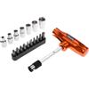 Machoman Cacciavite 2 in 1 a T o Dritto, Bussole Inserti 1/4