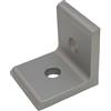 3D24 Angolo interno in alluminio anodizzato, 90°, 30 x 30 x 30 mm, confezione da 10 pezzi