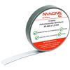 Magna-C - Nastro autoadesivo in metallo bianco, base per calamite, flessibile e facile da tagliare, 10 m x 25 mm x 1,2 mm
