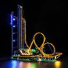 MENZAVA - Set di luci LED compatibile con 10303 Loop Coaster Icons Building Blocks Model
