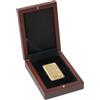 Leuchtturm 368375 Astuccio per Monete Volterra per 1x lingotto d'oro 250 g - Aspetto Legno di Mogano - 120 x 90 x 34 mm
