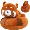 KDFSSIPE Procione Peluche KDFSSIPE 25 cm Bambole Panda Rosso Raccoon Animali di Peluche per Neonati Morbido e Simpatico Plushies Regalo di Compleanno per Bambini, Ragazzi e Ragazze