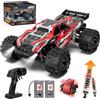 Gaeymy Macchina Telecomandata Professionale 40 KM/H, 1:18 Macchina Radiocomandata Veloce con Luce LED, 2,4 GHz Macchine Telecomandate Drift 4x4 Offroad, Auto RC Car per Esterni Bambini Bambina Adulti